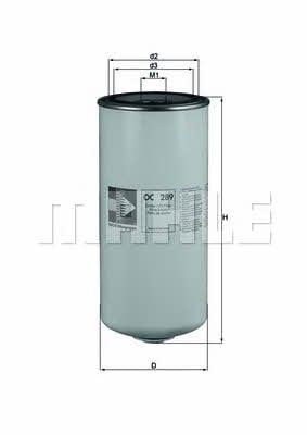 Масляный фильтр Mahle/Knecht OC 289