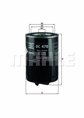 Купить Mahle/Knecht OC470 – отличная цена на EXIST.UA!