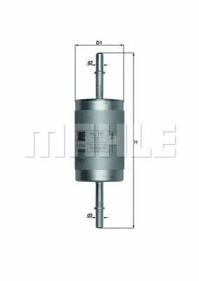 Топливный фильтр Mahle/Knecht KL 181