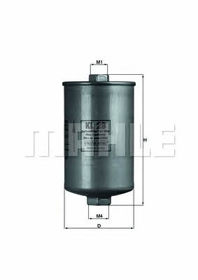 Топливный фильтр Mahle/Knecht KL 28