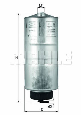 Купити Mahle/Knecht KL 39 за низькою ціною в Україні!