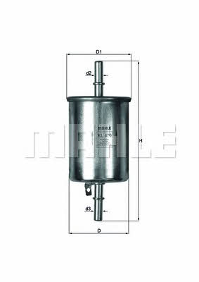 Паливний фільтр Mahle/Knecht KL 470