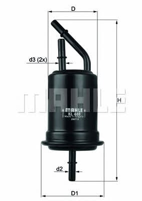 Купить Mahle/Knecht KL488 – отличная цена на EXIST.UA!