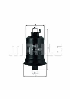 Купить Mahle/Knecht KL 560 по низкой цене в Украине!