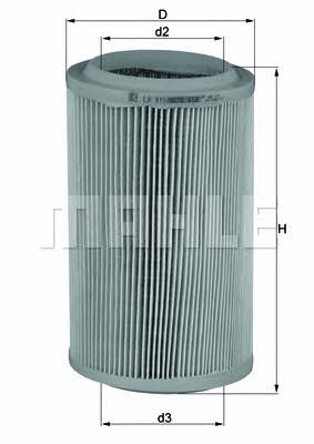 Купить Mahle/Knecht LX 915 по низкой цене в Украине!