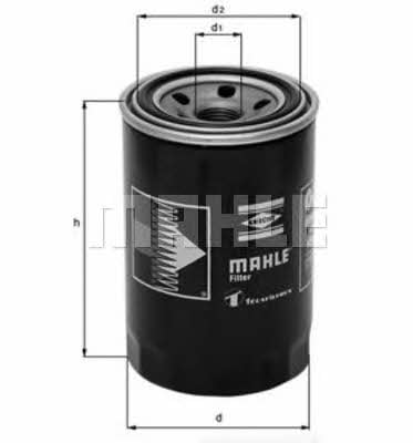Масляный фильтр Mahle/Knecht OC 274