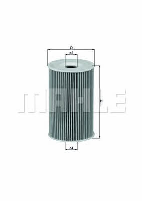 Купить Mahle/Knecht OX1271D – отличная цена на EXIST.UA!