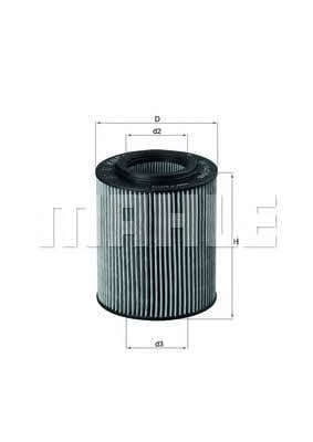 Масляный фильтр Mahle/Knecht OX 154/1D