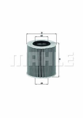 Купить Mahle/Knecht OX1661D – отличная цена на EXIST.UA!
