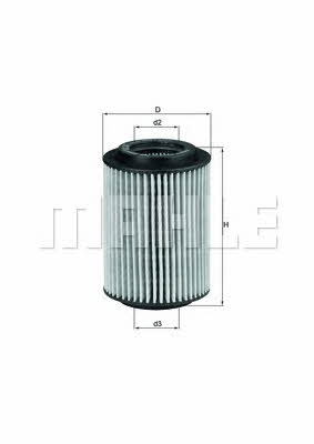 Купить Mahle/Knecht OX347D – отличная цена на EXIST.UA!