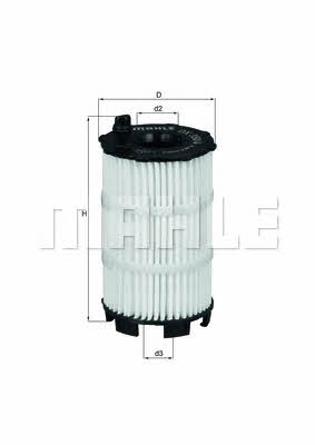Купить Mahle/Knecht OX3504D – отличная цена на EXIST.UA!