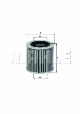 Масляный фильтр Mahle/Knecht OX 360D