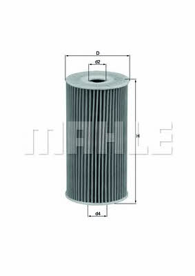 Масляный фильтр Mahle/Knecht OX 365/1D