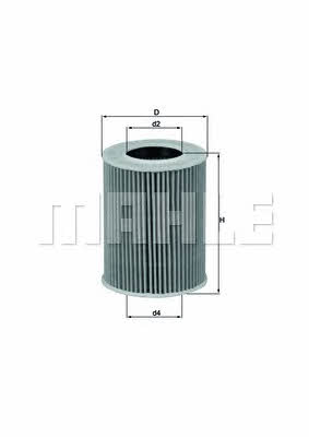 Масляный фильтр Mahle/Knecht OX 369D