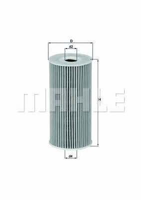 Масляный фильтр Mahle/Knecht OX 377D