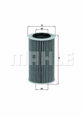 Масляный фильтр Mahle/Knecht OX 384D