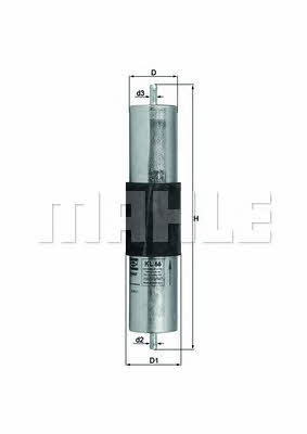 Топливный фильтр Mahle/Knecht KL 66