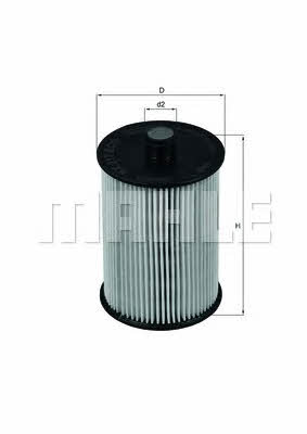 Паливний фільтр Mahle/Knecht KX 217D