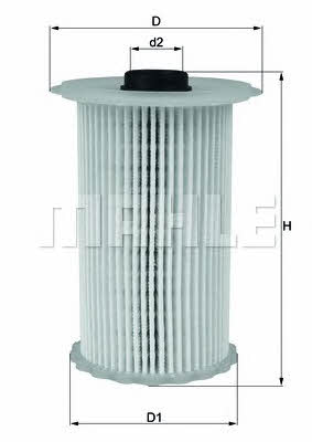 Паливний фільтр Mahle/Knecht KX 229D