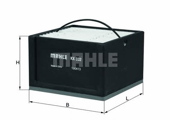 Купить Mahle/Knecht KX 332 по низкой цене в Украине!