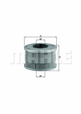 Топливный фильтр Mahle/Knecht KX 79D