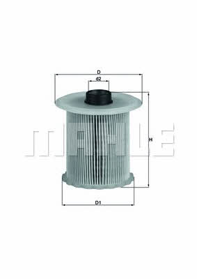 Топливный фильтр Mahle/Knecht KX 81D