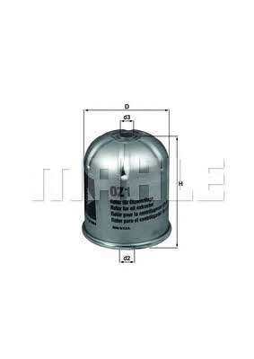 Масляный фильтр Mahle/Knecht OZ 1D