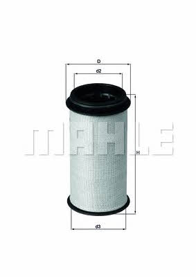Фильтр вентиляции картера Mahle/Knecht SOX 1