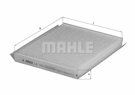 Фильтр салона Mahle/Knecht LA 362