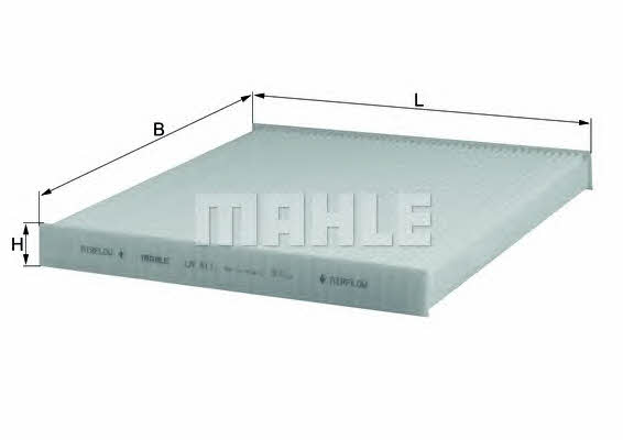 Фильтр салона Mahle/Knecht LA 411
