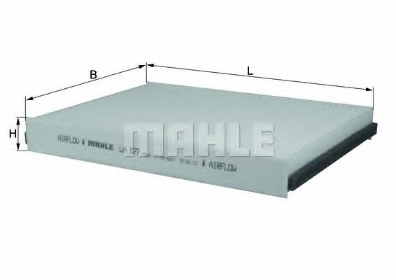 Фильтр салона Mahle/Knecht LA 877