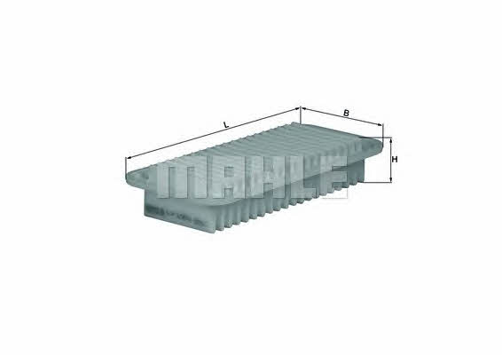 Воздушный фильтр Mahle/Knecht LX 1001