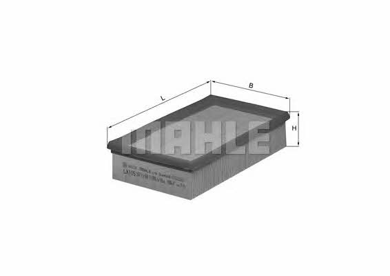 Воздушный фильтр Mahle/Knecht LX 105