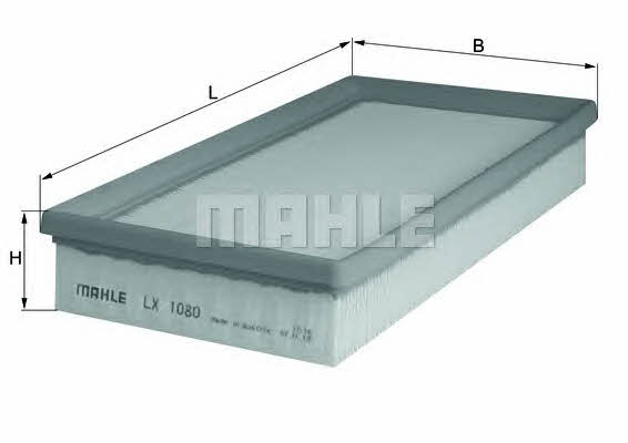 Воздушный фильтр Mahle/Knecht LX 1080