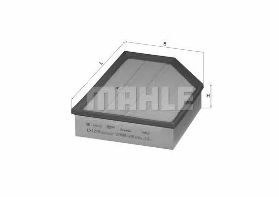 Воздушный фильтр Mahle/Knecht LX 1219