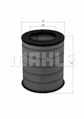 Воздушный фильтр Mahle/Knecht LX 1281