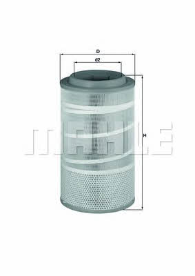 Воздушный фильтр Mahle/Knecht LX 1457