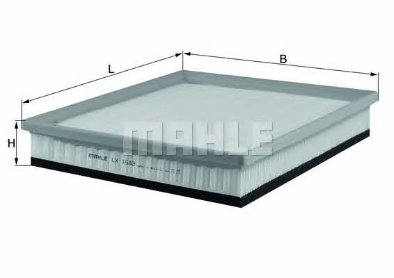 Воздушный фильтр Mahle/Knecht LX 1583