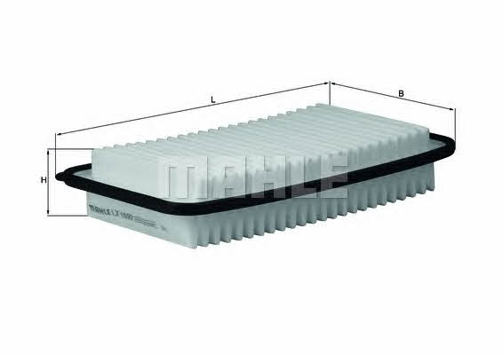 Воздушный фильтр Mahle/Knecht LX 1692