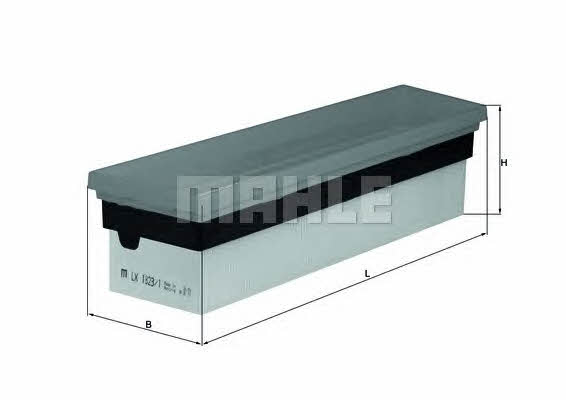 Воздушный фильтр Mahle/Knecht LX 1823/1
