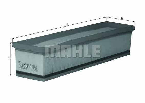 Воздушный фильтр Mahle/Knecht LX 1849