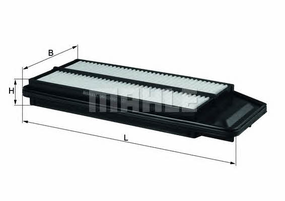 Воздушный фильтр Mahle/Knecht LX 1945
