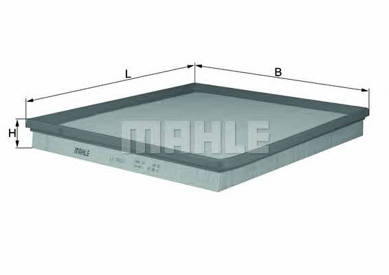 Воздушный фильтр Mahle/Knecht LX 2065/1