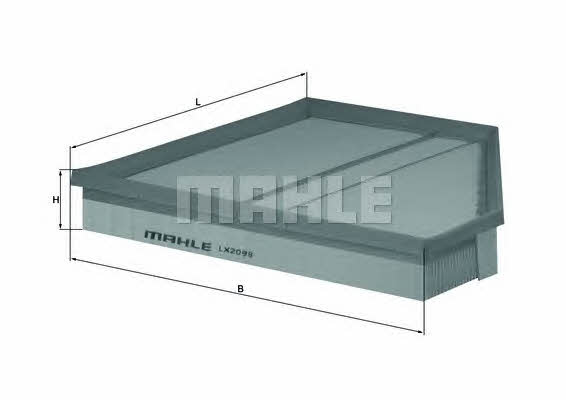Воздушный фильтр Mahle/Knecht LX 2098