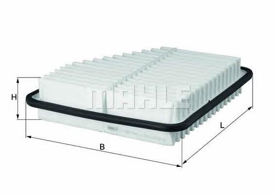 Воздушный фильтр Mahle/Knecht LX 2681
