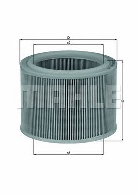 Воздушный фильтр Mahle/Knecht LX 486