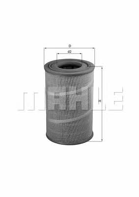 Воздушный фильтр Mahle/Knecht LX 560/1