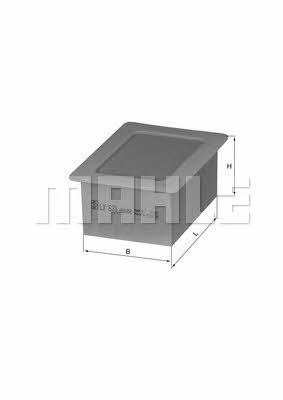 Mahle/Knecht LX 628 Воздушный фильтр LX628: Отличная цена - Купить в Украине на EXIST.UA! LX628 Mahle/Knecht Воздушный фильтр