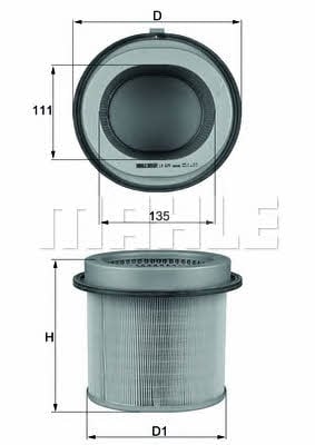 Купить Mahle/Knecht LX 670 по низкой цене в Украине!