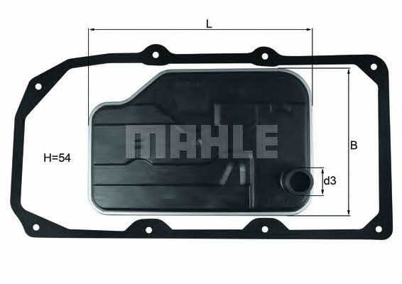 Mahle/Knecht HX 124D Фільтр АКПП HX124D: Купити в Україні - Добра ціна на EXIST.UA!